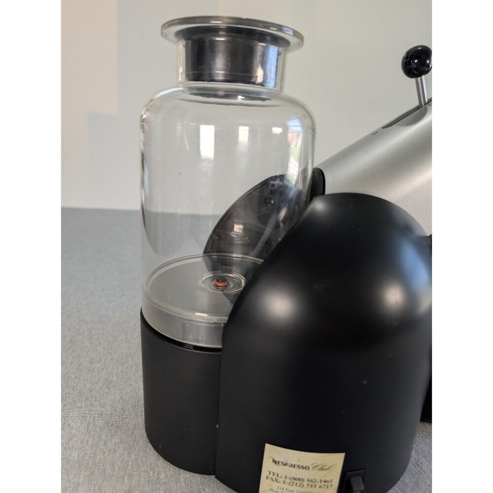 Nespresso C190 Capsule Espresso Machine 19 Bar Black/Silver w/Water Tank - Picture 7 of 15